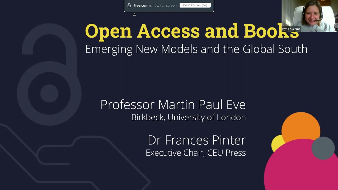 Open Access and Books &ndash; Emerging New Models and the Global South