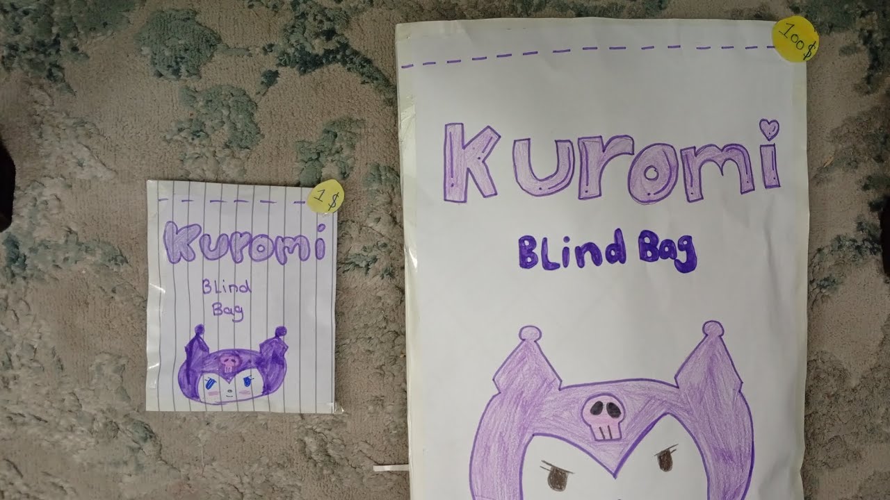 #100 dollar blind Vs 1 dollar blind bag # kuromi