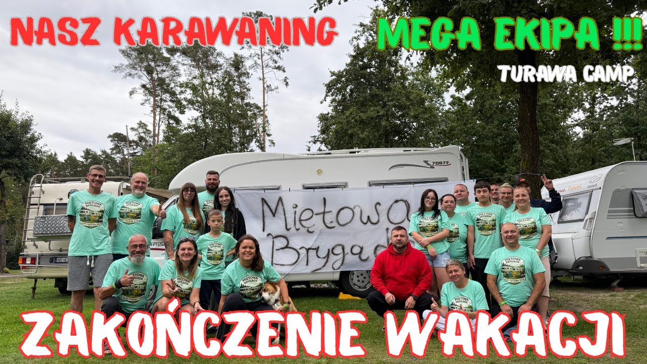 ZLOT KARAWANINGOWY Zakończenie wakacji z Nasz Karawaning Turawa Camp (vlog#360)/zolciaki