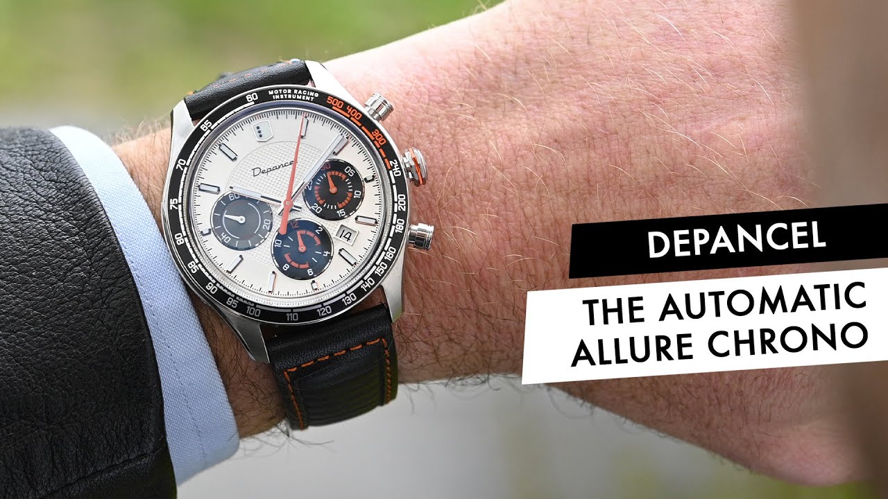 QUICK LOOK: The New Depancel Allure Automatic Chronograph is an Accessible Racing Tool for the Track