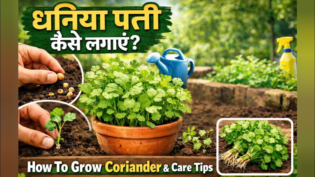 How To Grow Coriander leaf (Dhaniya Patti)#livestream#live
