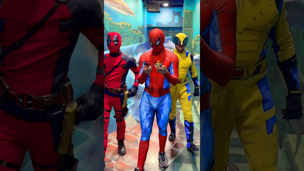 Spider-Man didn't expect this😱 #spiderman