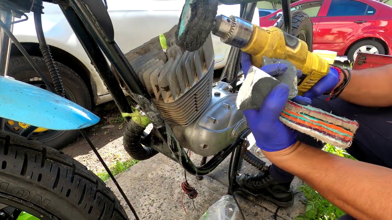 Pulido de motor - LIMPIEZA con éste truco!!! SIN QUITAR TAPAS.