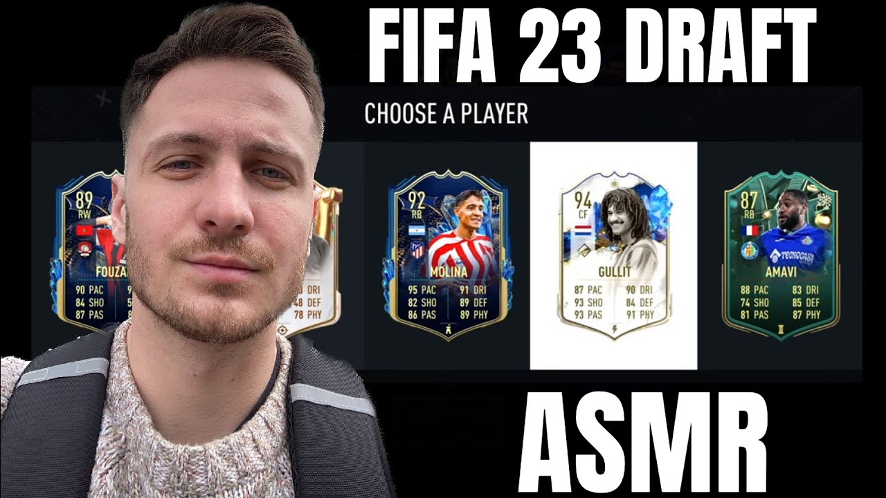 ASMR - FIFA 23 FUT DRAFT - Entspannung mit Controller Sounds 🎮