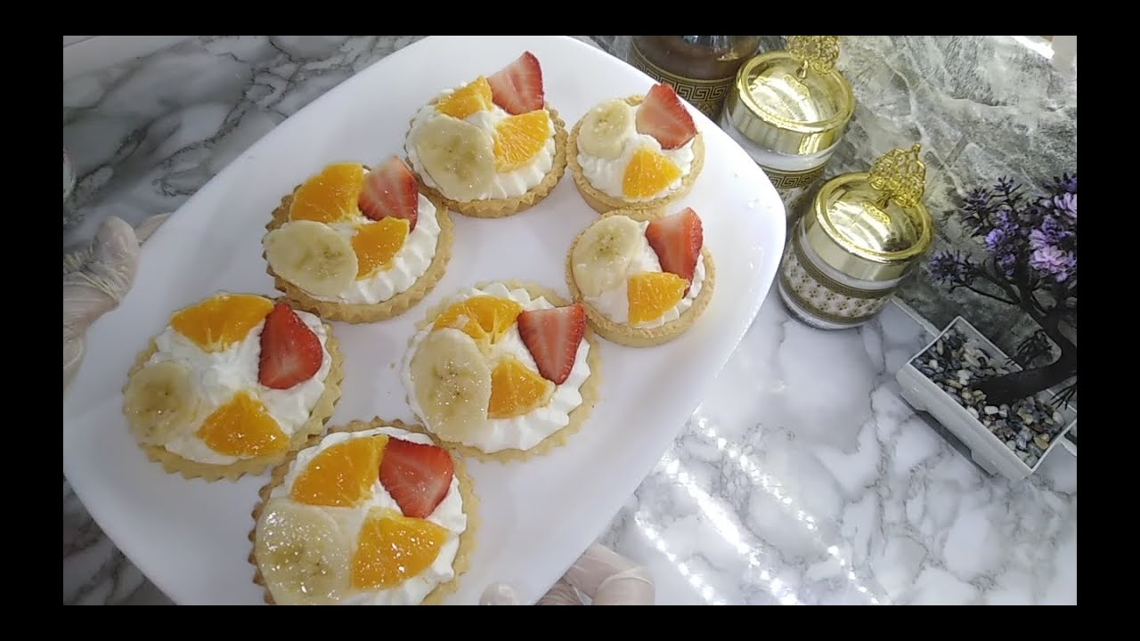 تارتولات بدون زبدة (بالزيت) تجي تذوب فالفم🤤 مع كريمة بزاف خفيفة😚 من خفتها طارو بيها🤭#razin_rayen