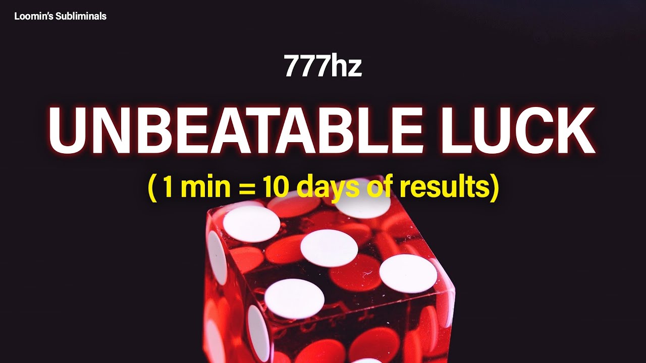 UNBEATABLE LUCK - 100% WIN RATE AT ANYTHING (LOTTERY, JACKPOT) SUBLIMINAL