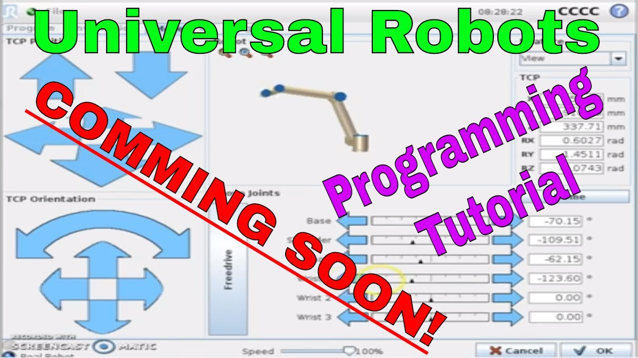 Universal Robots Programming tutorial (2019)- check playlists