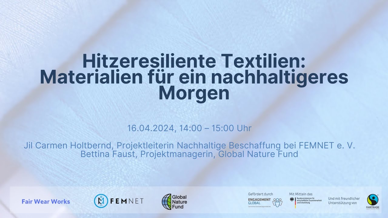 Hitzeresiliente Textilien: Materialien für ein nachhaltigeres Morgen