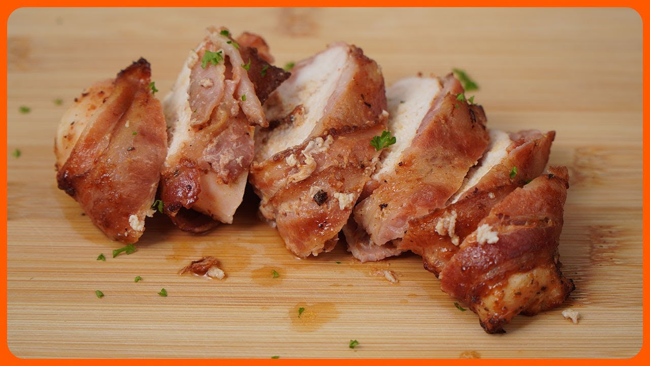 Air Fryer Bacon Wrapped Chicken Breast (Easy and Delicious!)
