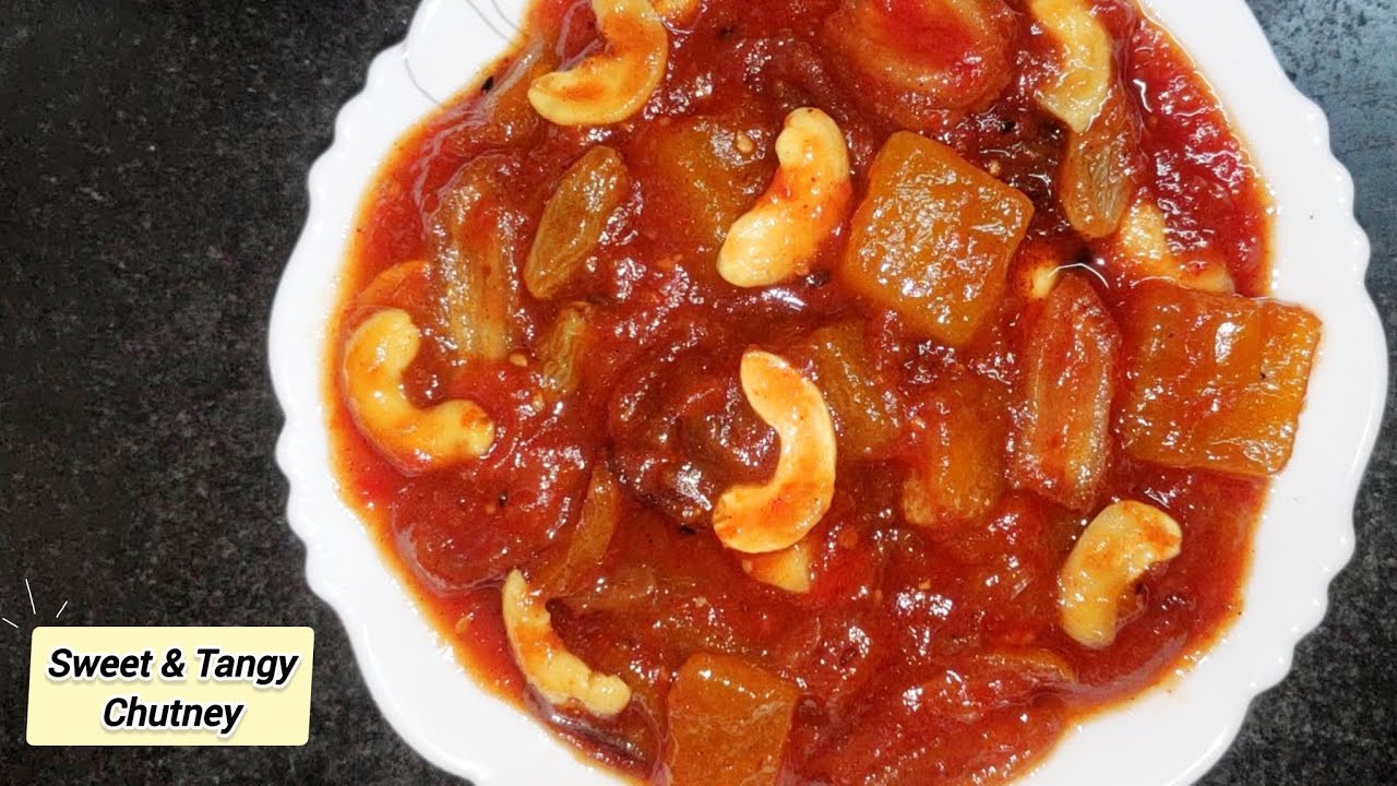 Sweet & Tangy Chutney Recipe || টক-মিষ্টি টমেটো খেজুর আমসত্ত্ব চাটনি || #viral #youtube #viralvideo 