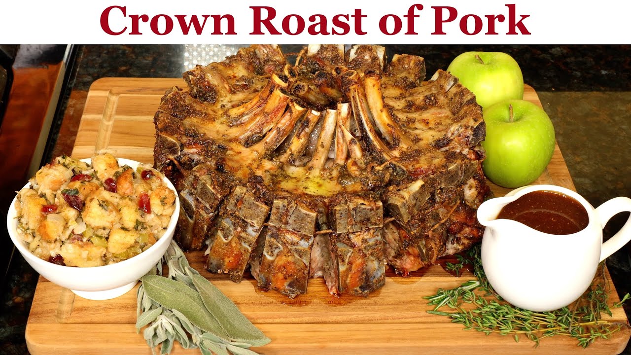 Crown Roast of Pork with Stuffing