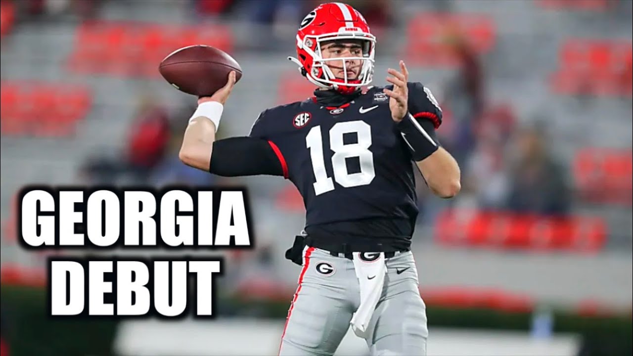 Georgia QB JT Daniels Throws 4 TDs in DEBUT! 🔥🔥🔥 ᴴᴰ