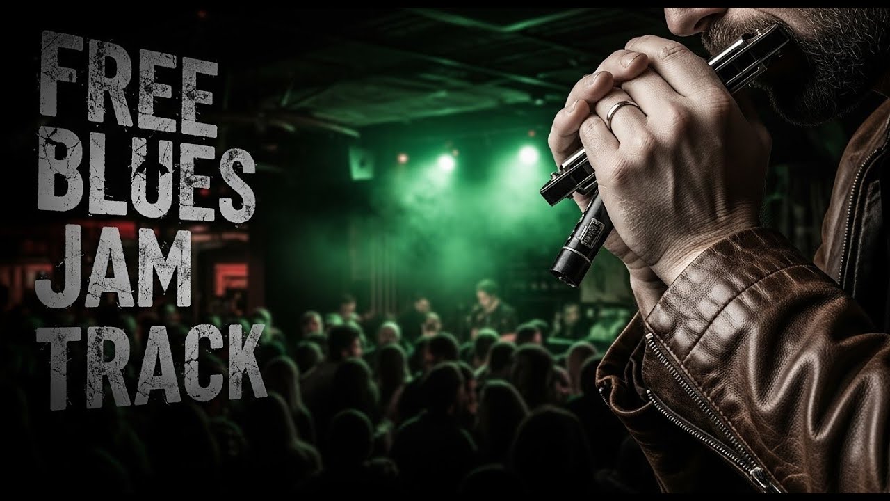 New Harmonica Backing Track for Authentic Guitar Blues Jamming