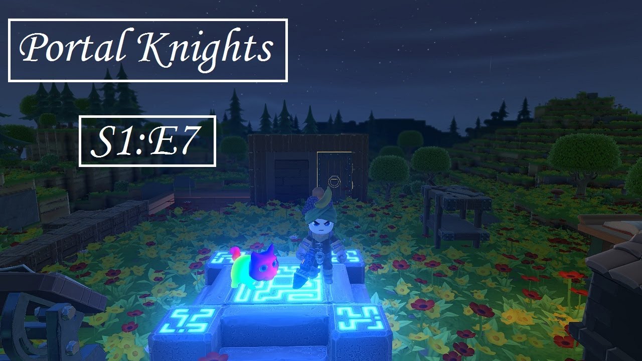 Building on Rainbow Island! - Let's Play Portal Knights 1.0 | E7