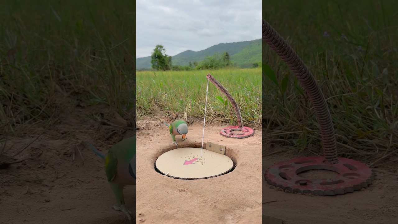 Technique Unique Parrot Trap #shorts