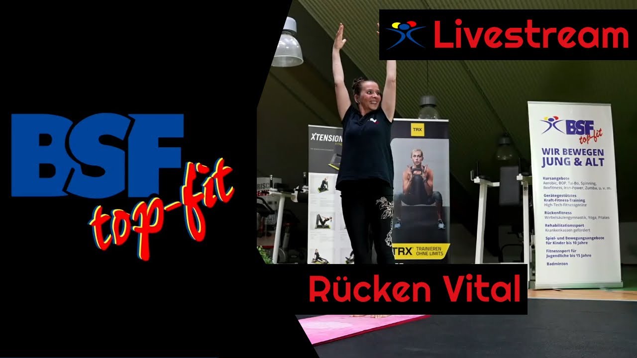 Rücken Vital Online-Kurs (Livestream) • BSF topfit - 25.04.2021