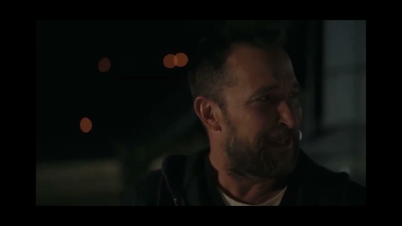 The Pitt || HBO || Robby and Jack talk on the roof. 