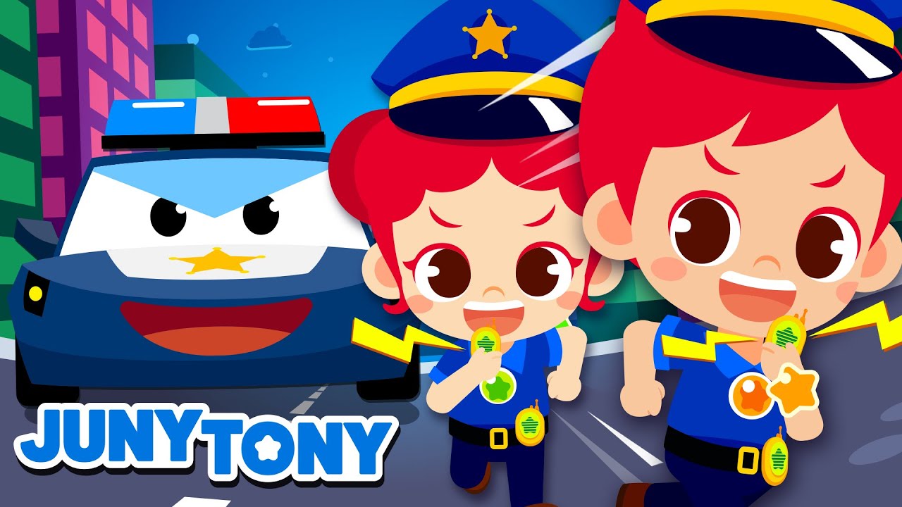 👮 Pak Polisi | Lagu Tentang Profesi Untuk | Lagu dan Cerita Edukasi Untuk Anak-Anak | JunyTony