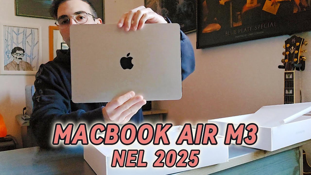 Unboxing MACBOOK AIR M3 nel 2025!