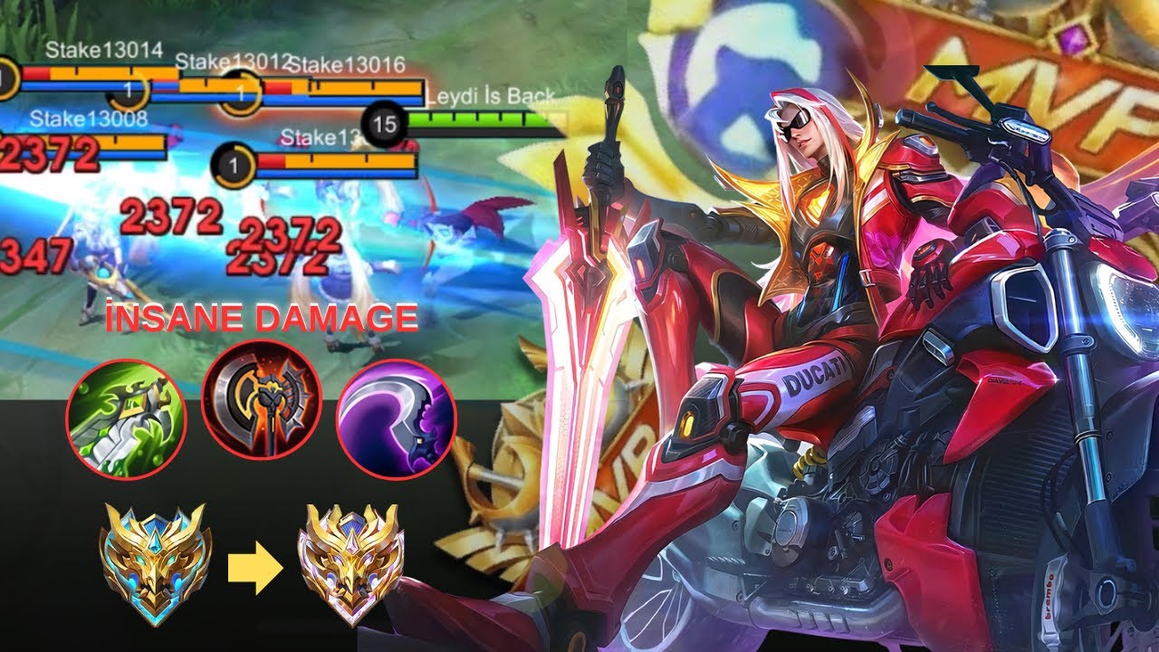 MANIAC! LEOMARD NEW HORSE BUILD 2025  (super insane damage) - Mobile Legends