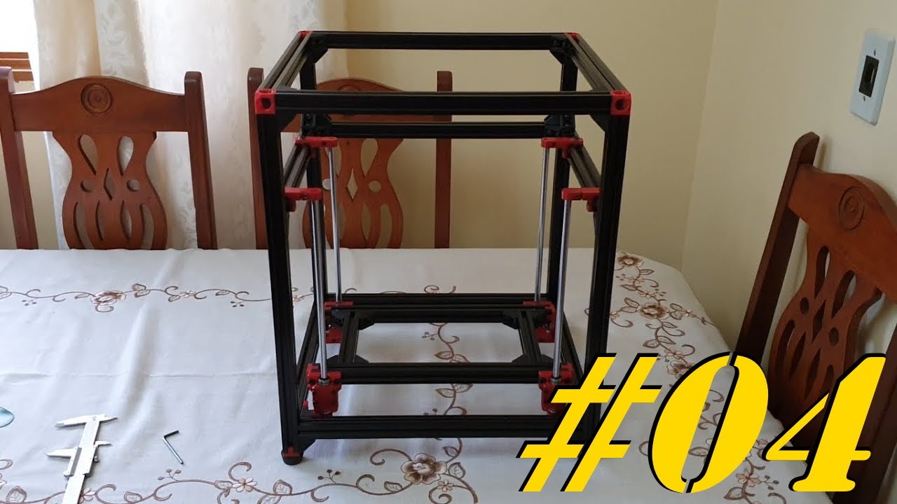 Montando minha impressora 3D Core XY - Episódio 04 - Montando o Eixo Z