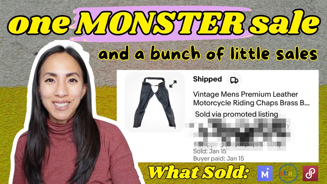 Weekly Sales Recap: One Huge eBay Sale Made the Difference! What Sold on Poshmark, eBay, Mercari