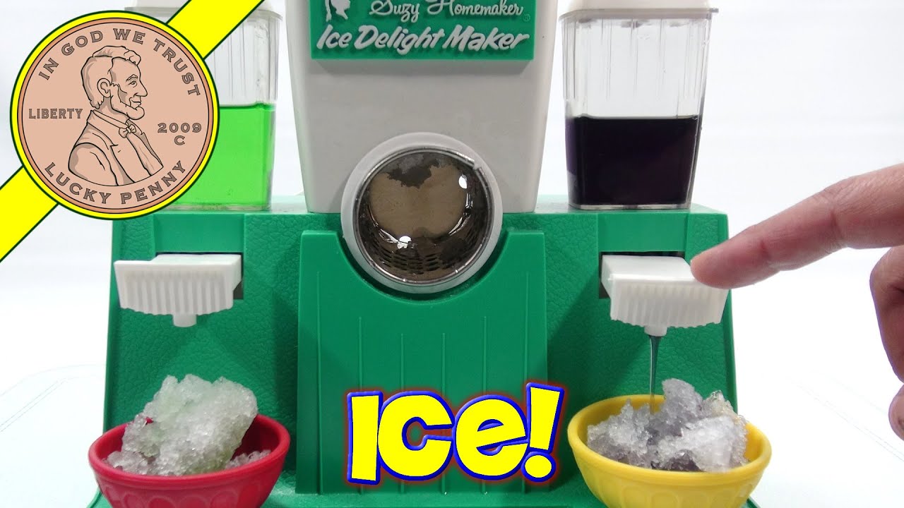 Suzy Homemaker Ice Delight Maker, I Make Snow Cones! - Snow Cone Maker