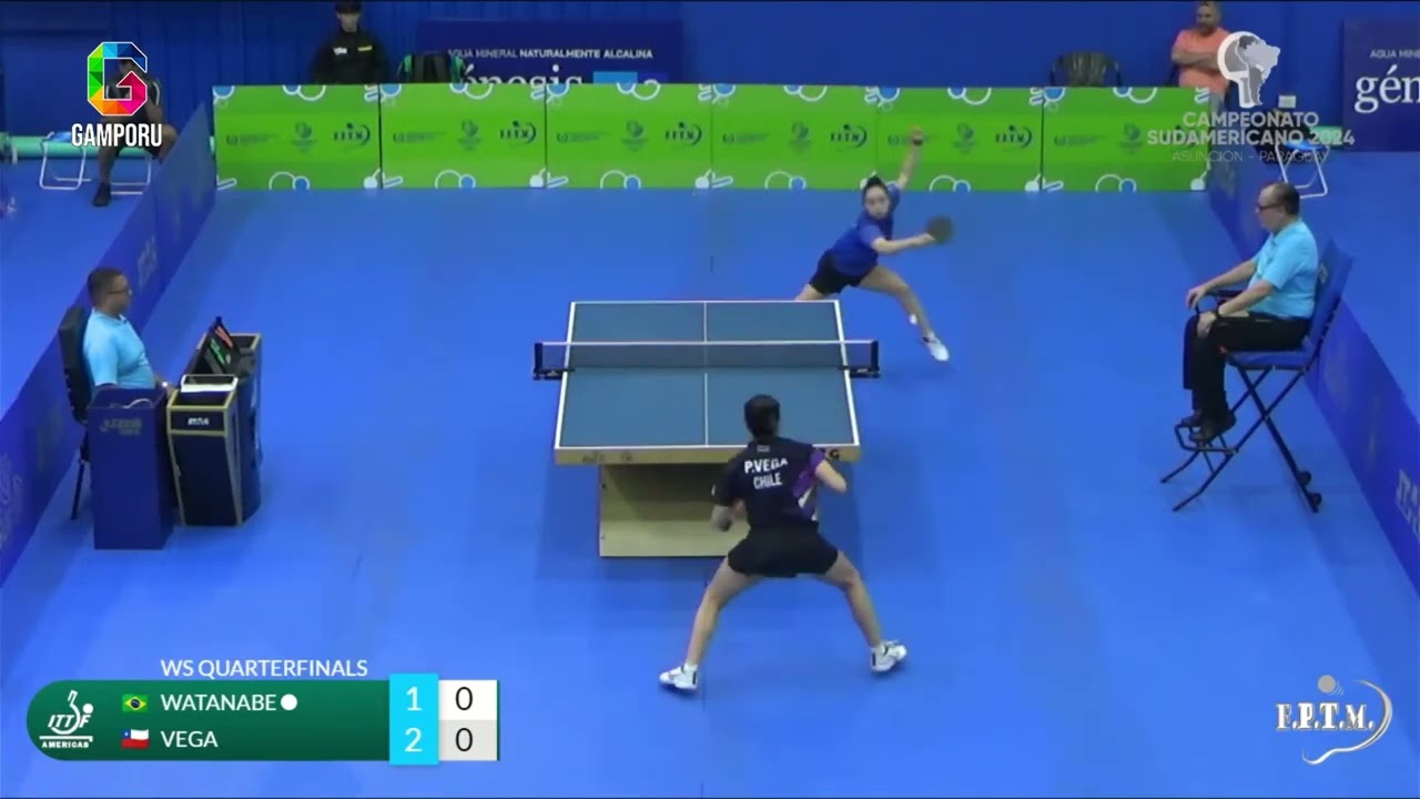 Paulina Vega vs Laura Watanabe | Sudamericano 2024 - Cuartos de Final