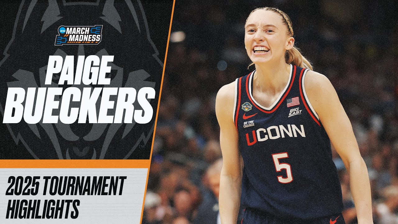 Paige Bueckers 2025 NCAA tournament highlights