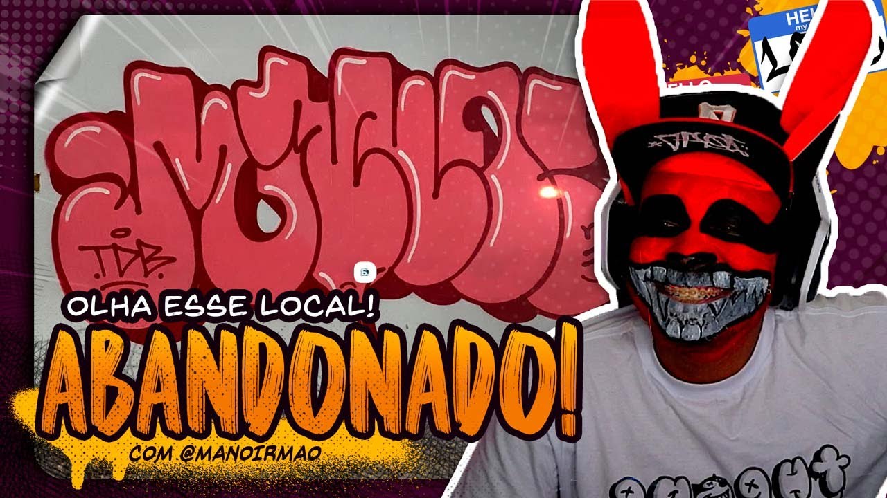 GRAFFITI em LOCAL ABANDONADO COM MANOI! - React
