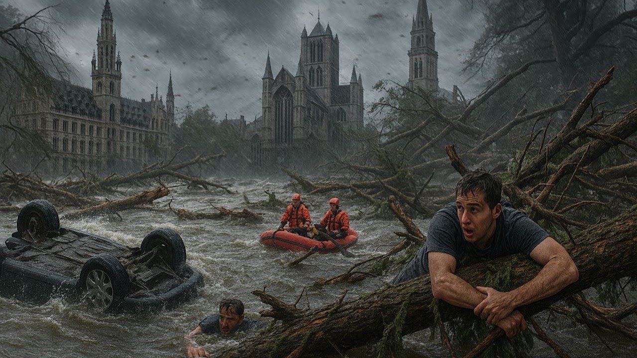 Belgium in danger: Brussels under water
