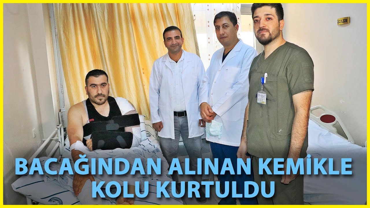 Bacağından Alınan Kemikle, Kolu Kesilmekten Kurtuldu