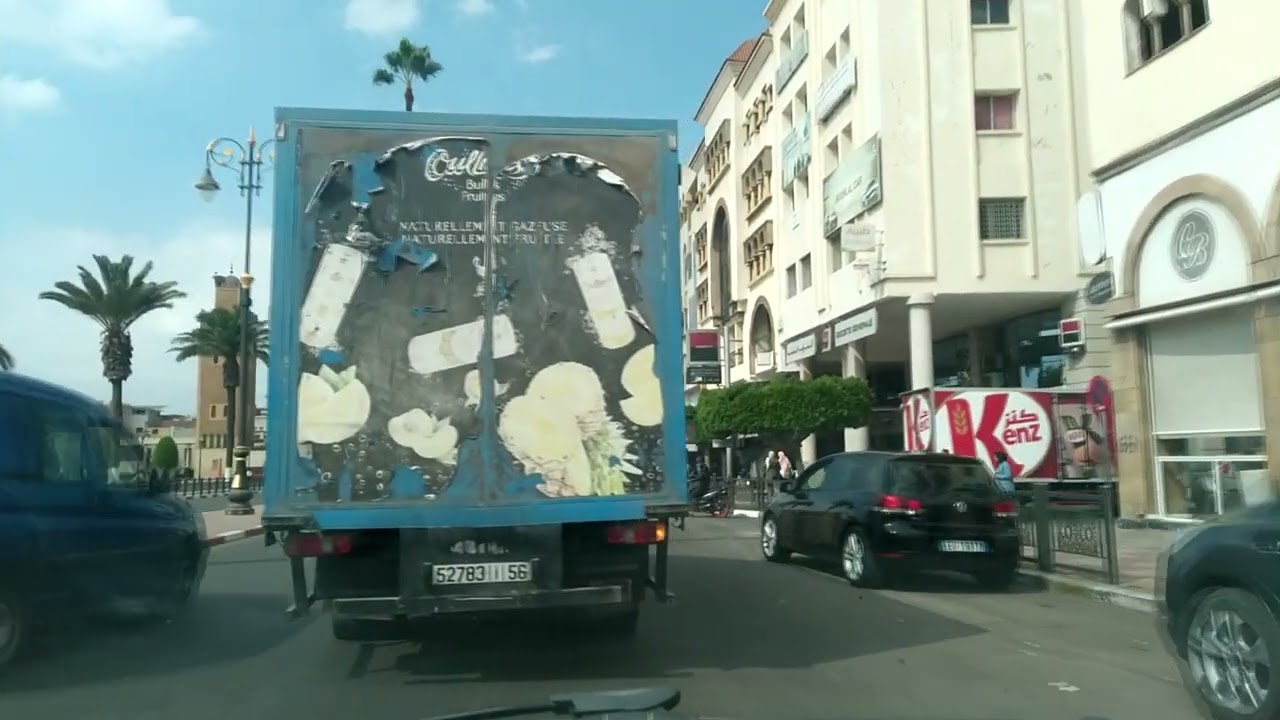 جولة وسط مدينة سطاتcentre ville de settat (MAROC)