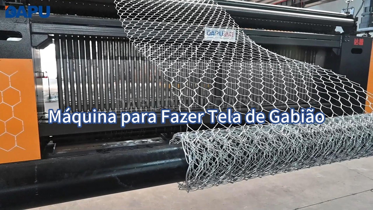 Máquina para Fazer Tela de Gabião DAPU  Produção estável para projetos de grande escala