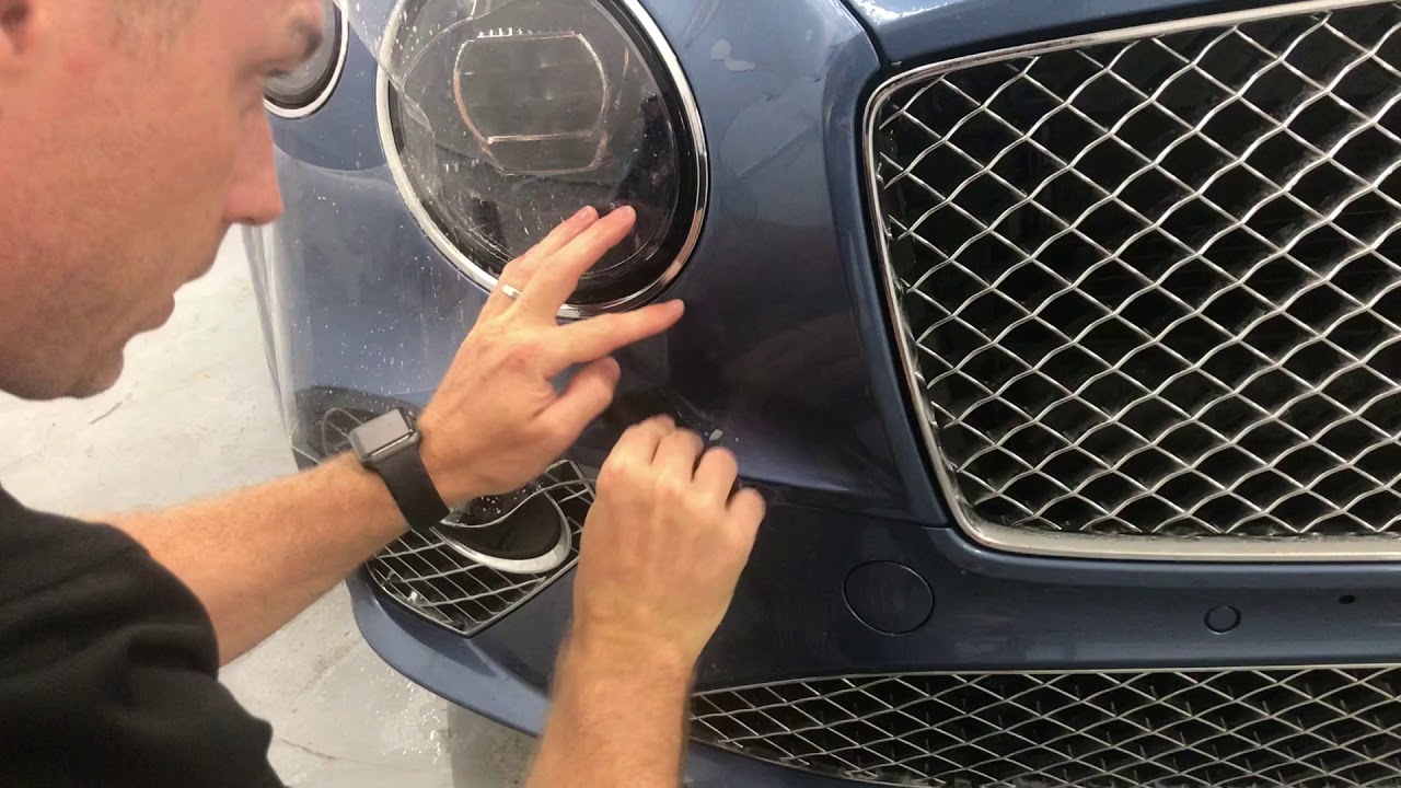 Installing Xpel ppf to brand new 2018 Bentley continental GT