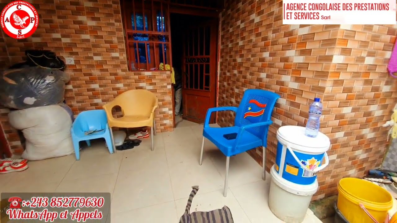 👉RDC/KINSHASA/PRIX:38 000$ À DISCUTER/PARCELLE MISE EN VENTE AVEC 2 PORTES DES LOCATAIRES,ETC...