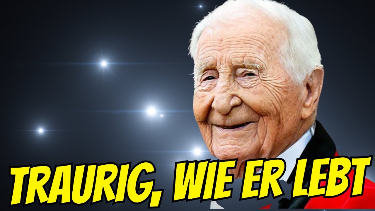 😥 Über 93 Jahre alt ist FREDDY QUINN jetzt, und wie er lebt, ist traurig