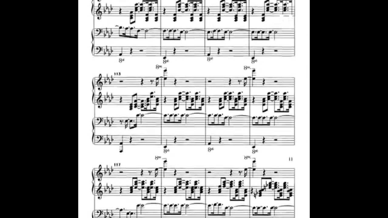 Confrey By The Waters of Minnetonka piano roll score