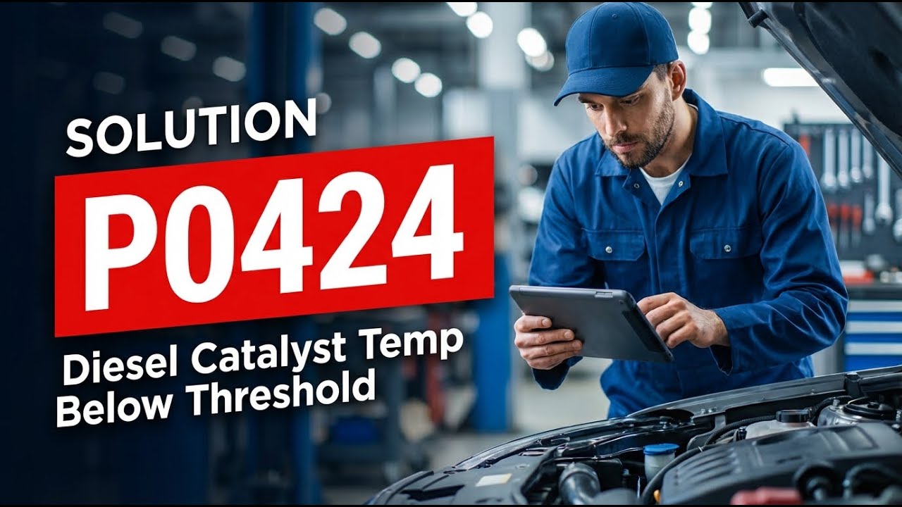 КАК ИСПРАВИТЬ ОШИБКУ P0424 OBD II - Температура дизельного катализатора ниже порогового значения