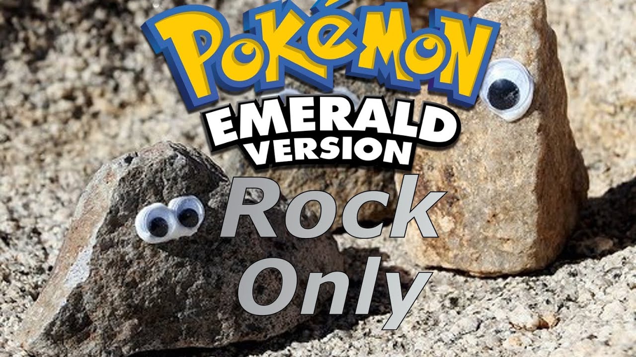 Pokemon Emerald: Rock Types Only, No Items In Battle, Set Mode