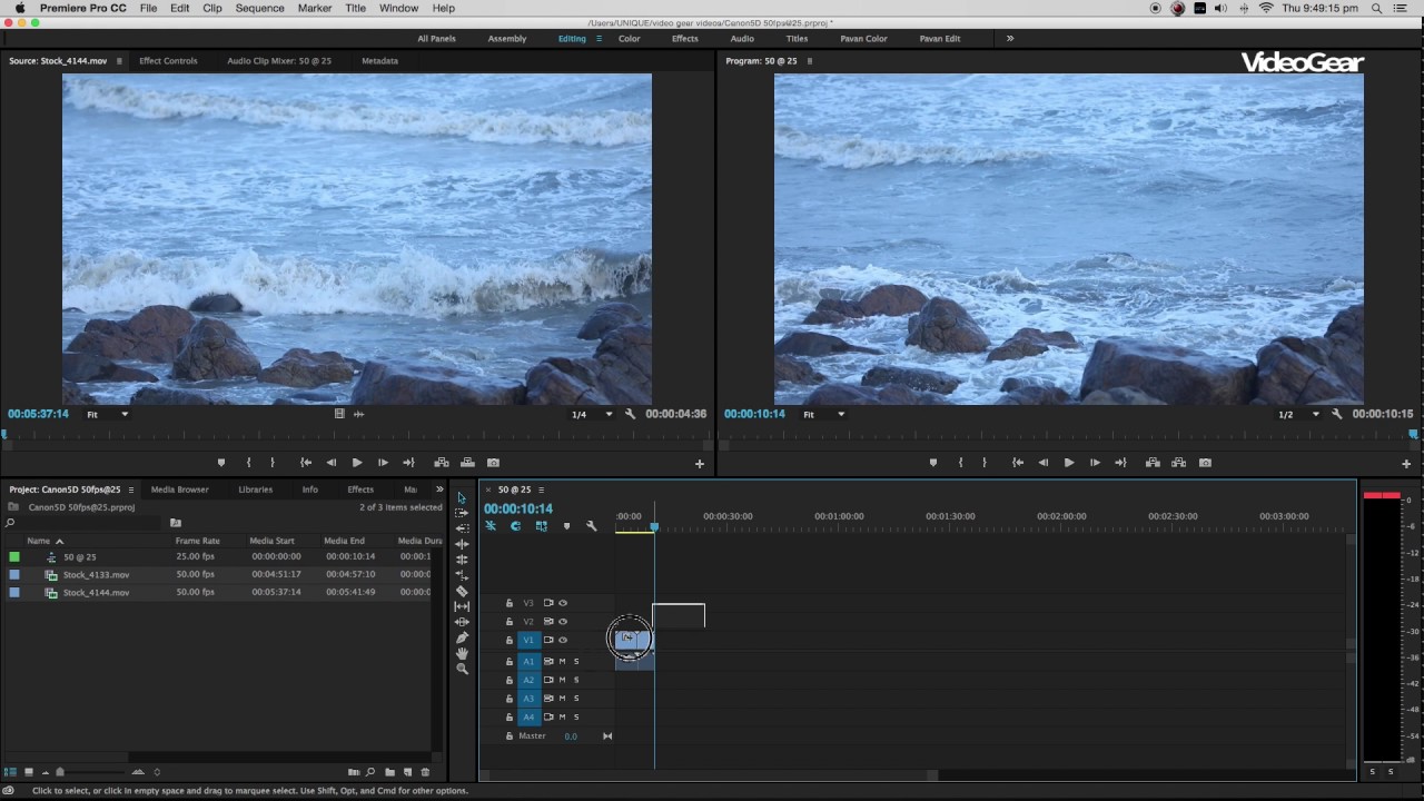 50fps to 25fps