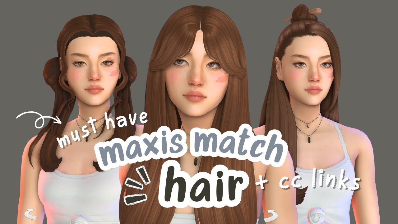Best Maxis Match Hair + links | Sims 4 CC Must Haves