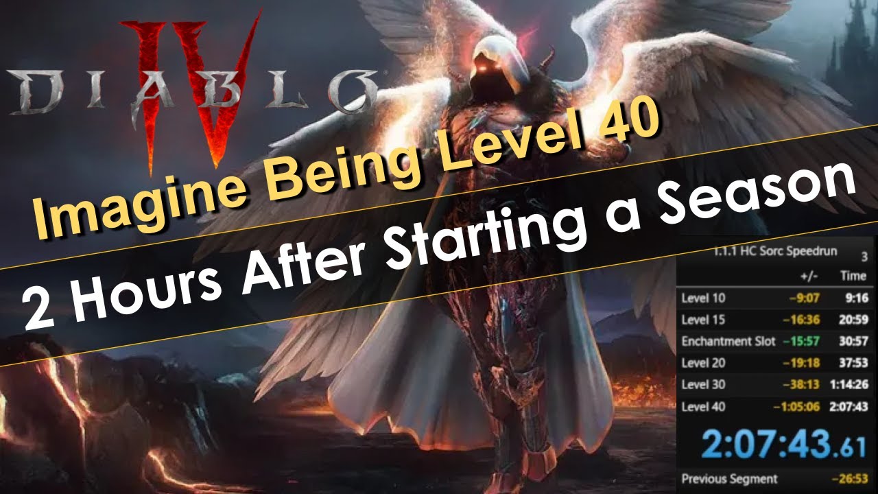 Chain Lightning Sorcerer Speedrun to Level 40 in 2 Hours