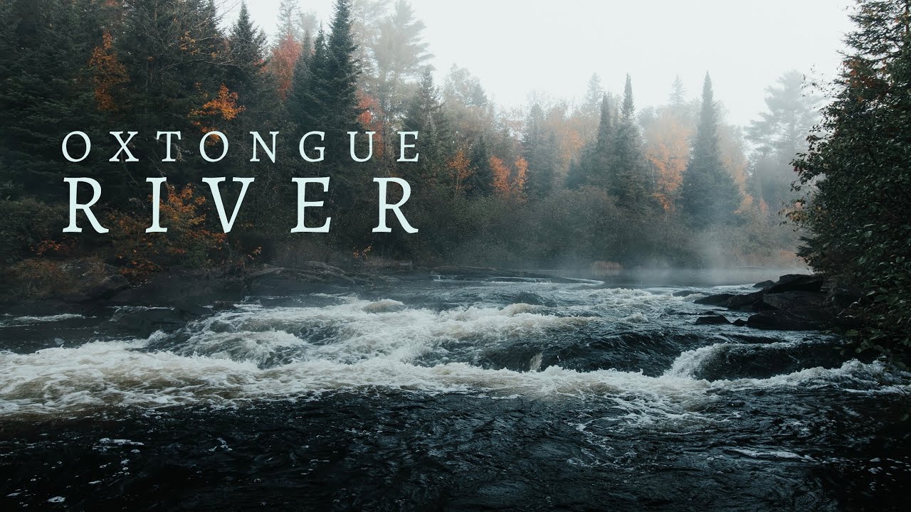 40km Canoeing and Camping on a Wild Autumn River