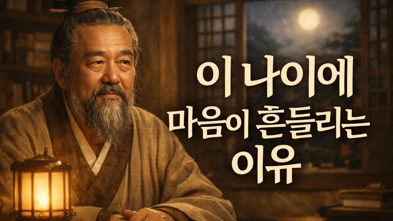 공자가 말하는 60대의 마음 | 나이 들수록 마음이 흔들리는 이유 | 인생 철학 오디오북