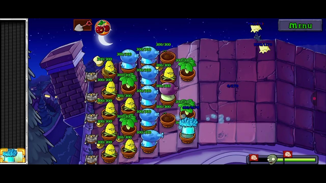 Plants vs Zombies Integrated Ultimate (254) Plant Quest: Icy Fume-shroom 1