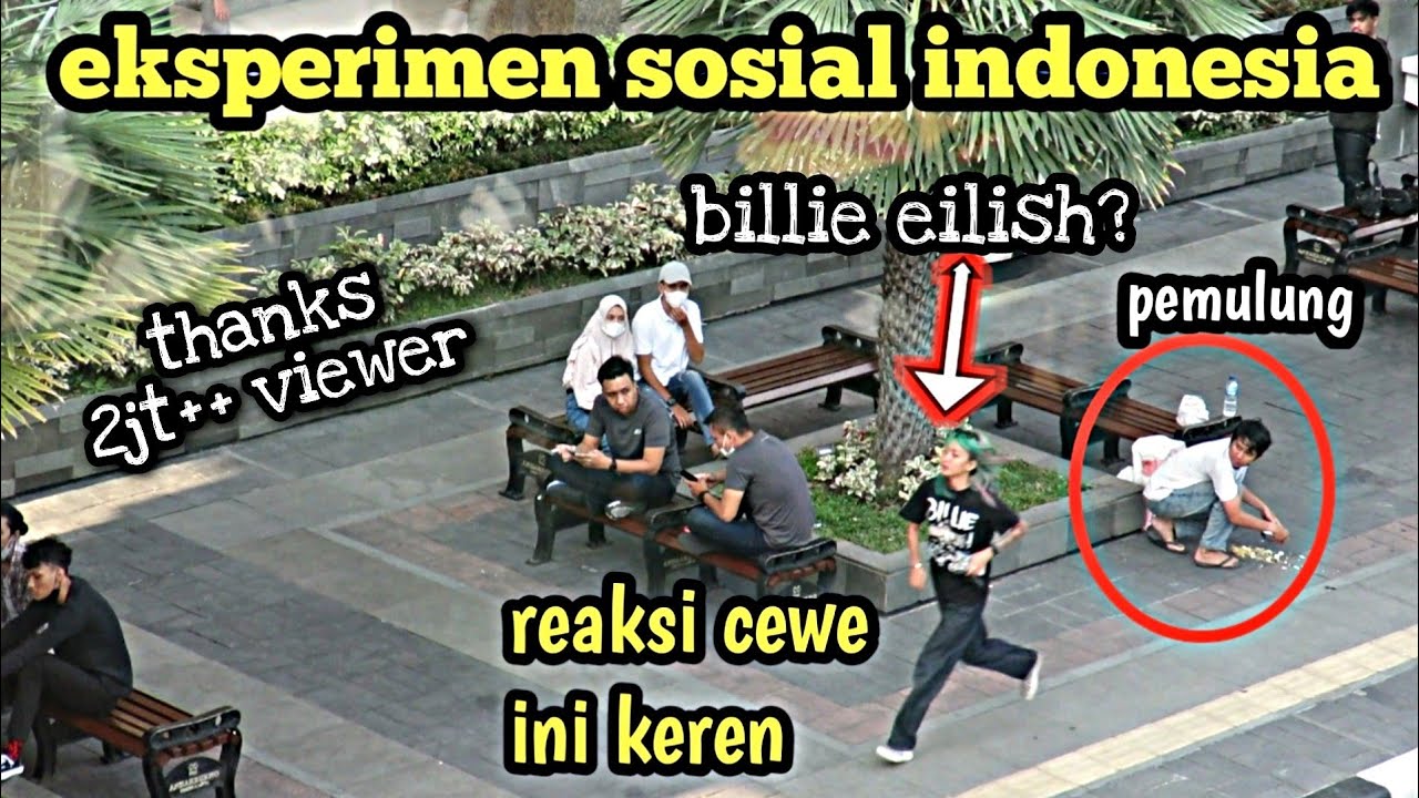 EKSPERIMEN SOSIAL INDONESIA | KETIKA MAKANAN PEMULUNG YANG TERJATUH