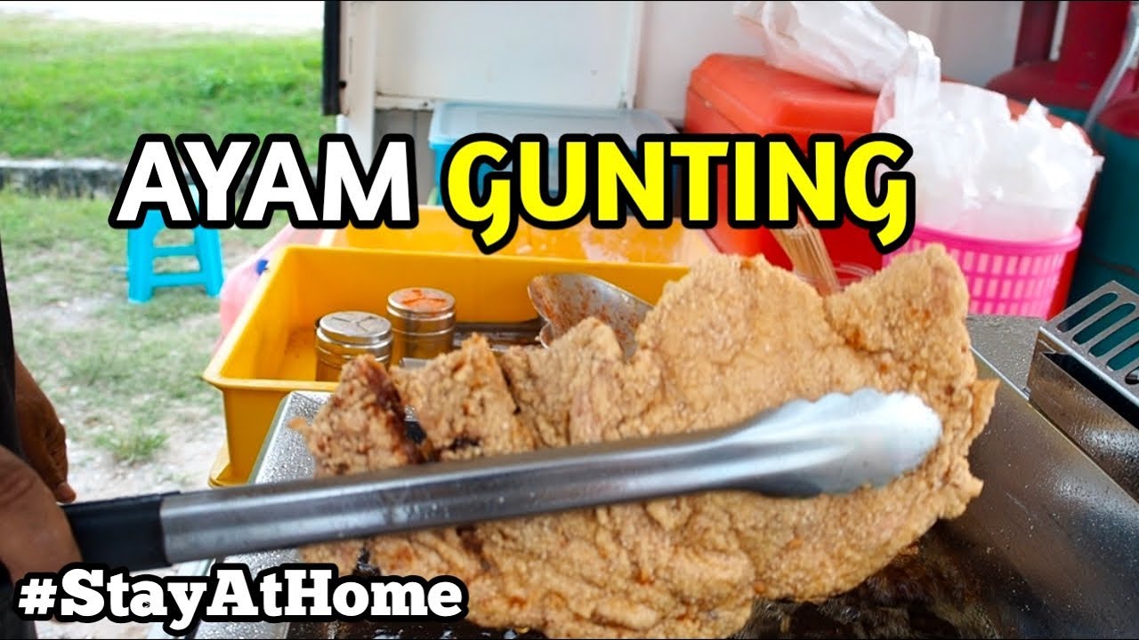 TERJAH GERAI AYAM GUNTING DIGILAI RAKYAT MALAYSIA | STREET FOOD REVIEW