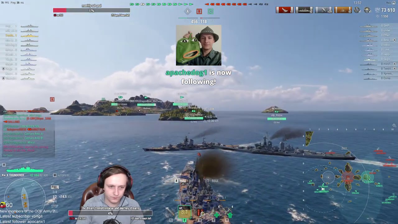 ThIs sHiP iS BaLaNcEd - Thunderer with Deadeye in World of Warships - Trenlass