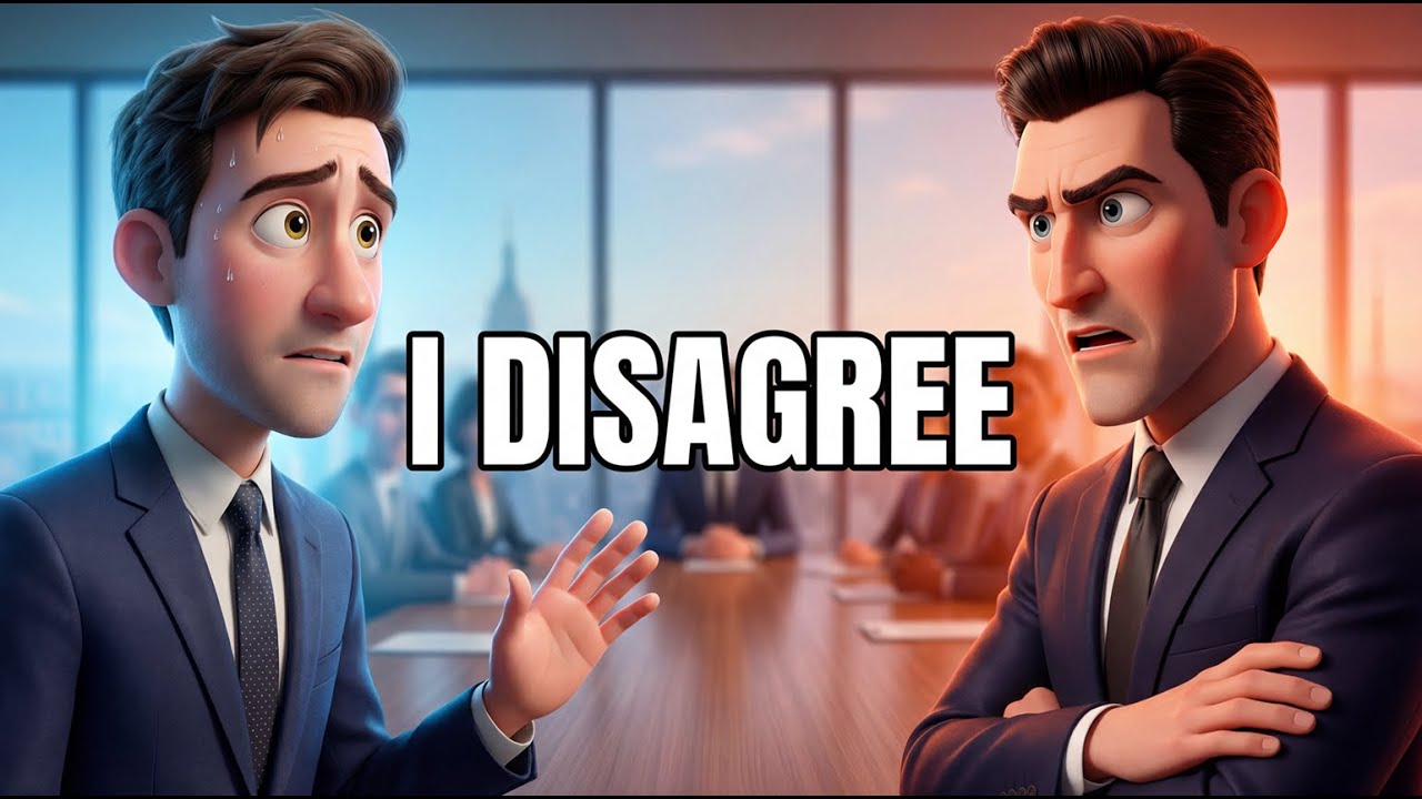 Ep 7: I disagreed with my boss in public... 📊 | Agreeing & Disagreeing | B1-B2